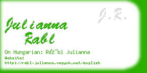 julianna rabl business card